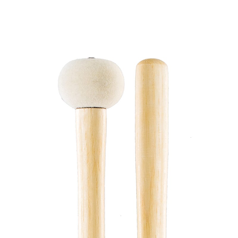 ProMark Bass Drum Mallets - Performer Series - Extra Dense Felt Head - Ideal for 20-22 inch Bass Drums - American Hickory Handles - Comfort Flare Grip - Exceptional Balance, Sound Projection - 1 Pair - Image 3